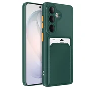 AVIZAR Etui za Galaxy S26 z držalom za kartice in zaščito kamere, Zelena, (5000275164)