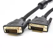 DVI-DVI kabl 24+1 M/M 3m pozlaceni
