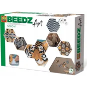 Alltoys Ustvarjalni komplet Beedz Art – safari šesterokotniki