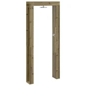 Vidaxl Zunanji tuš 226 cm Impregnirano borovo leso in nerjaveče jeklo