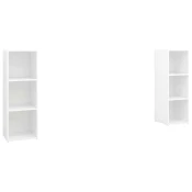 TV ormarici 2 kom bijeli 107 x 35 x 37 cm konstruirano drvo
