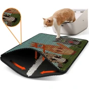 Aberto Design Prostorika za toalet za macke Nrszn0211, 45 x 60 cm, Šarena