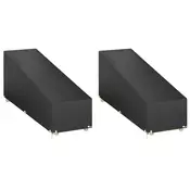 Navlake za ležaljku 2 kom s 12 ušica 200x65x35/60 cm polietilen