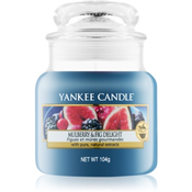 Yankee Candle Mulberry & Fig dišeča sveča 104 g Classic majhna