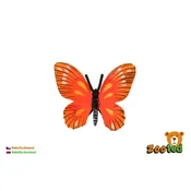Metulj monarh Monarch Zooted plastika 5,5cm