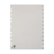 Pregradni karton 1-12 office point pvc OFFICE