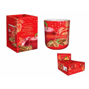 eoshop Sveča v kozarcu BOŽIČ SADJE VRTNO-JABOLKO+CIMET 150g