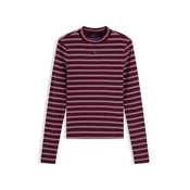 Tommy Jeans Majica Essential rosé / vinsko rdeča