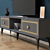 Hanah Home HANAH HOME Nil - Anthracite, Gold TV omarica, (20865865)