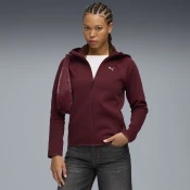 Puma EVOSTRIPE FULL-ZIP HOODIE DK, ženska jakna, crvena 688141