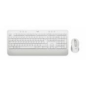 Logitech 920-011038 tipkovnica Miš priložen Office Bluetooth QWERTY Nordijski Bijelo