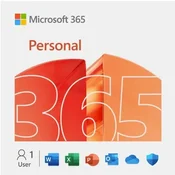 Microsoft Microsoft 365 Personal programska oprema, 1-letna naročnina, SLO (EP2-32306)