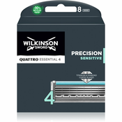 Wilkinson Sword Quattro Titanium Sensitive nadomestne glave 8 kos