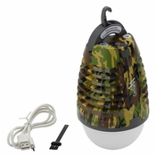 Prenosiva punjiva LED lampa sa hvatacem insekata LED/2W/3,7V IPX4 maskirna