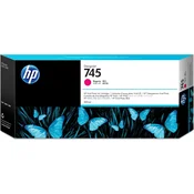 HP kartuša 745 (F9K01A), (300ml), rdeča
