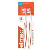 Elmex Caries Protection zobna ščetka s kratko glavo soft (Inter X Toothbrush) 2 kos