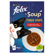 Felix Soup Tender Stripes domači izbor 6 x 85 g