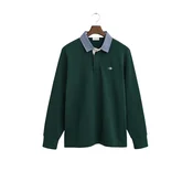 GANT Majica dimno modra/temno zelena
