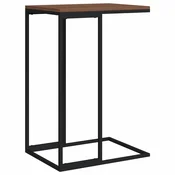 Vidaxl Klubska mizica črna 40x30x59 cm konstruiran les