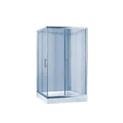 Quartz Tuš kabina, 90x90x200cm, Providno staklo 6mm, Srebrni ram