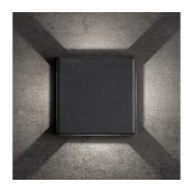 Kanlux 39181 - LED spoljašnje zidno svetlo REFAZI LED/6W/230V IP54 antracit
