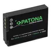 Baterija EN-EL12 za Nikon Coolpix S620/S640/S1000/S8000, 1100 mAh