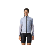 Castelli Ženska kolesarska jakna Squadra Stretch Jacket Siva