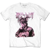Billie Eilish Purple Illustration White XL Majica