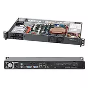 Supermicro SuperChassis 510T-203B Rack Crno 200 W