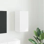 vidaXL TV stenska omara Bela 30 x 31 x 60 cm Konstruiran les