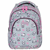 ASTRABAG Ranac dacki anatomski 3zipa AB330 Panda Astrabag 502024010 sivi