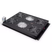 Digitus hlajevalna enota za streho unikatnih serverskih omar, DN-19 FAN-4-SRV-B