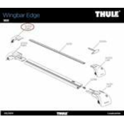 THULE REZERVNI DEL WING BAR EDGE 9591 - 9595 THULE SP 52334 POKROVČEK ZA WINGBAR EDGE 9591 - 9595 - DESNO