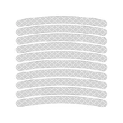 INF Odsevne nalepke za mavrične kolesarske obroče - paket 10 White, (5000252994)