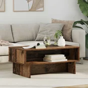 vidaXL Klubska miza Star les 80 x 46 x 35 cm Konstruiran les