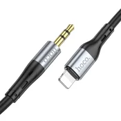 Hoco AUX kabel z 3,5-mm priključkom na Lightning Hoco, 1 m, UPA22, črn