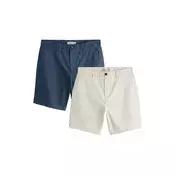 Next Chino hlače temno modra/svetlo siva