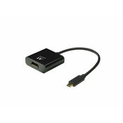 Ewent EW9825 USB-C v DisplayPort 4K adapter, črn