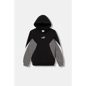 Puma pulover s kapuco otroški z bombažem ESS BLOCK Hoodie FL B