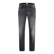 JACK & JONES Kavbojke JJMike črn denim