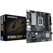 GIGABYTE Maticna ploca Intel B760 Micro ATX, D3HP G10, AMI UEFI, Crna