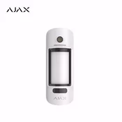 AJAX Detektor pokreta MotionCam Outdoor, Sa ugradenom kamerom, Beli