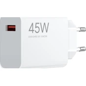 Xiaomi MDY-17-EF USB-A 45W Potovalni Polnilec Bel (Bulk)
