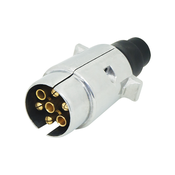 Vtič za avtomobilsko prikolico aluminij 7PIN 12-24V