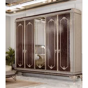Casa Padrino luxury baroque bedroom cabinet dark brown/gray/gold