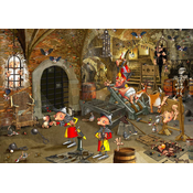 Grafika - Puzzle François Ruyer: Dungeon - 1 000 kosov
