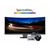 NEC EX341R-BK-SV 34 21:9 Ultrawide Curved LCD Monitor with SpectraView Color