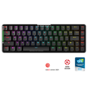 Tipkovnica ASUS ROG Falchion, RGB, mehanicka, UK Layout, bežicna, crna, USB