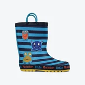Wink Cizme za decake Rb monster, Plavo-crne