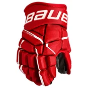 Hokejske rokavice Bauer Supreme MACH Red Junior 11 palcev